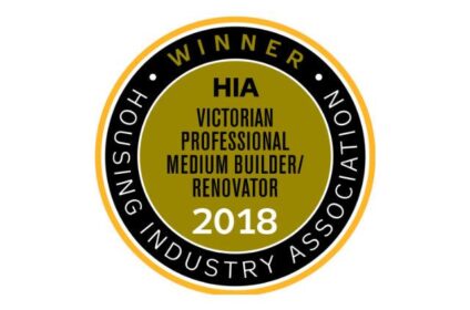 SJD Wins HIA Vic Professional Medium Builder of the Year!